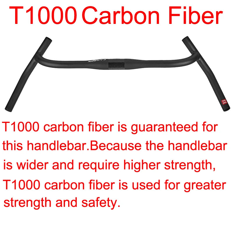 Carbon Road Gravel Bicycle Handlebar Big Flare Bar Cross MTB Bike Handlebars