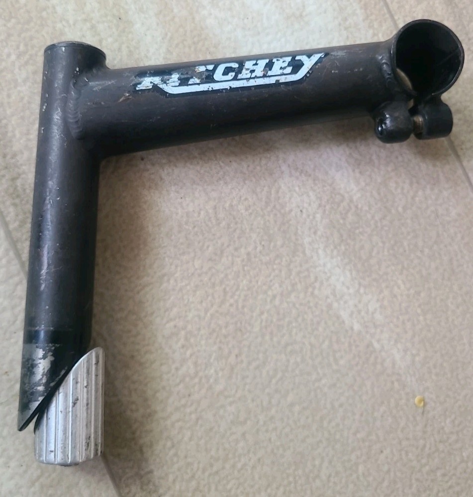 Vintage 1992 Ritchey Force Quill Stem Black 130mm 22.2mm 25.4mm Clamp MTB