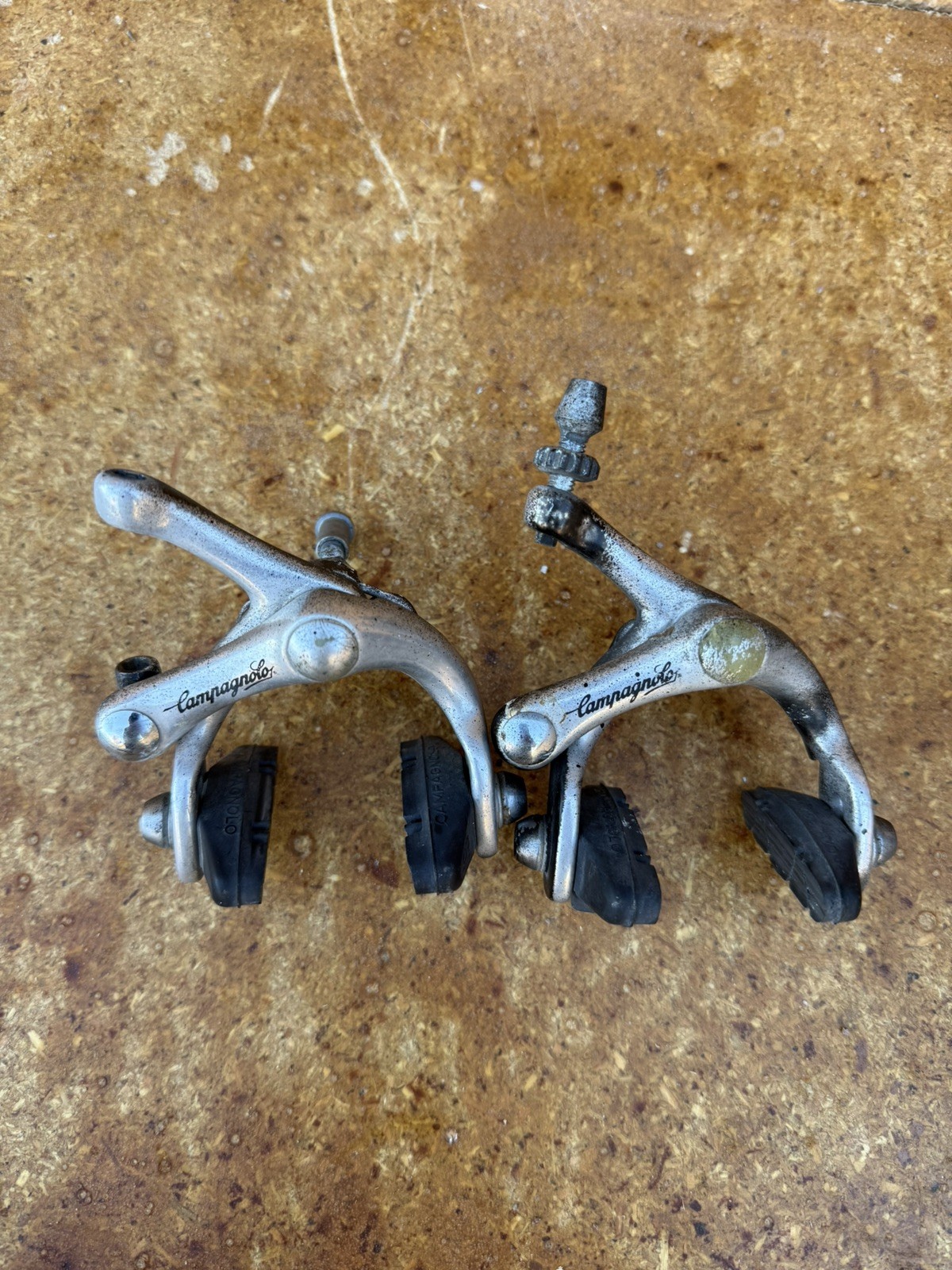 Vintage CAMPAGNOLO VELOCE Brake Calipers – Silver – Road bike