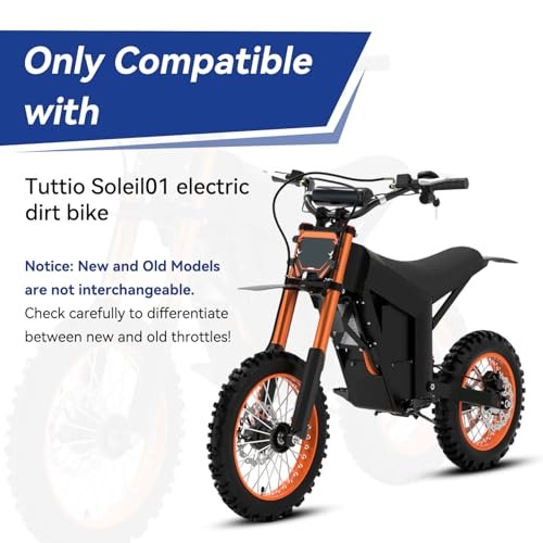 48V Ebike Throttle with M Button Key Replacement for Tuttio Soleil01 Electric