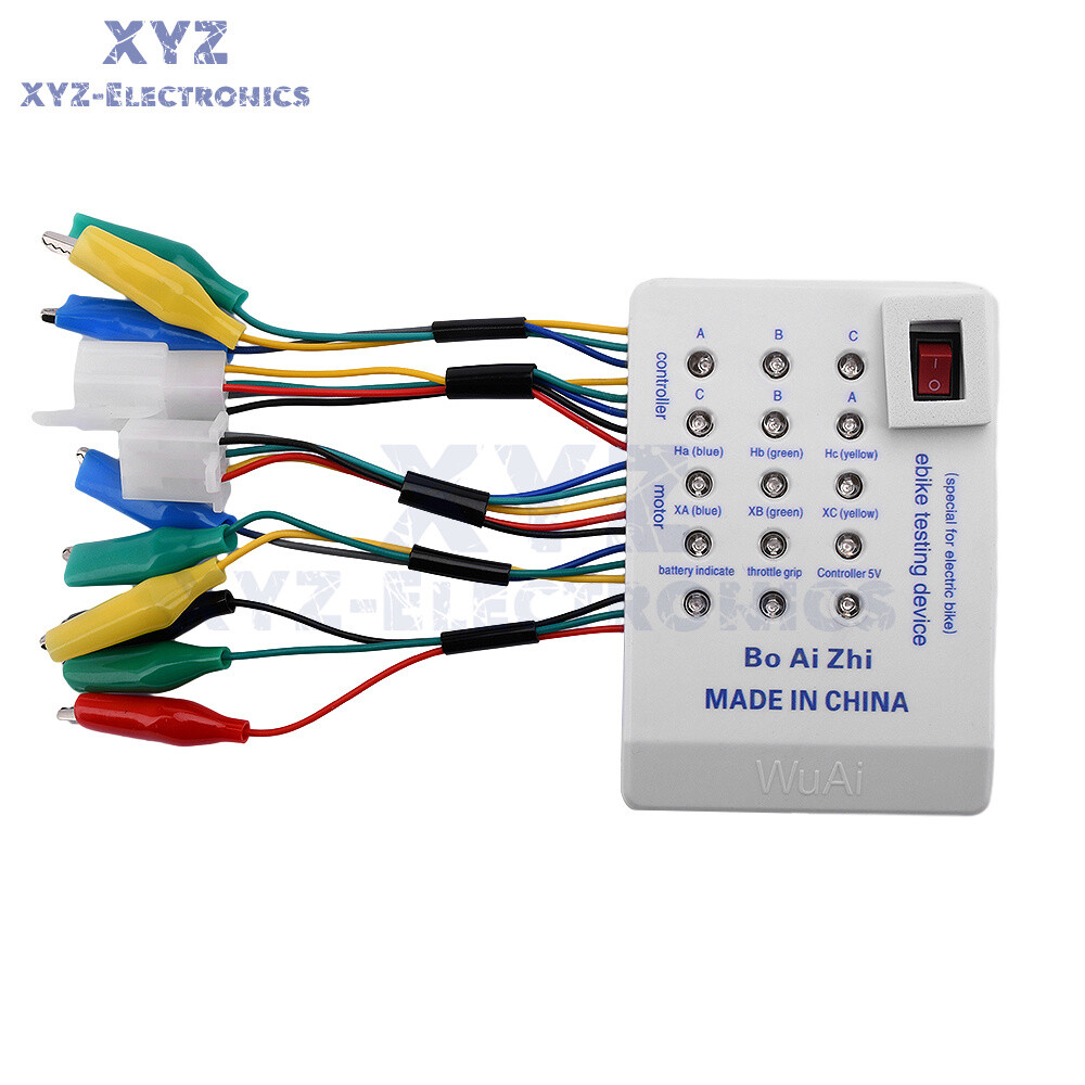 24-72V Brushless Motor Tester Ebike Testing Device Electric Hall Tester Detector