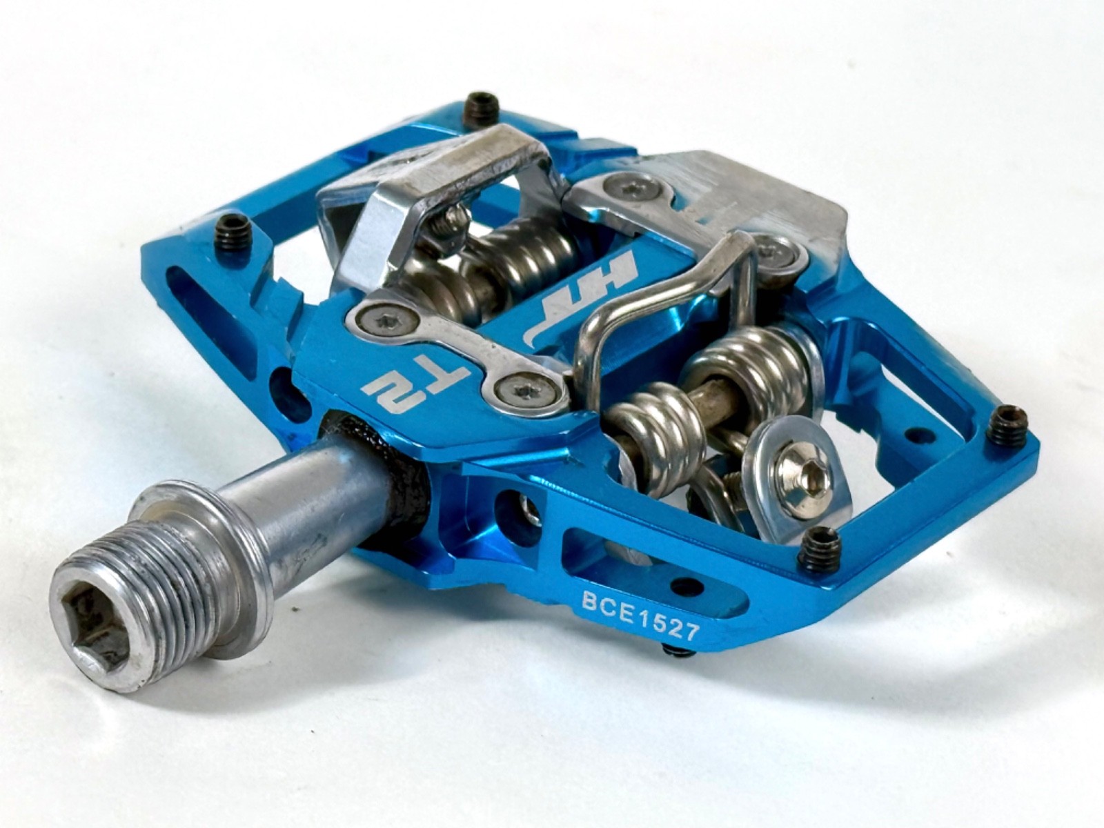 HT Components T2 Enduro Race Mountain Bike CrMo Clipless Pedals + new cleats MTB