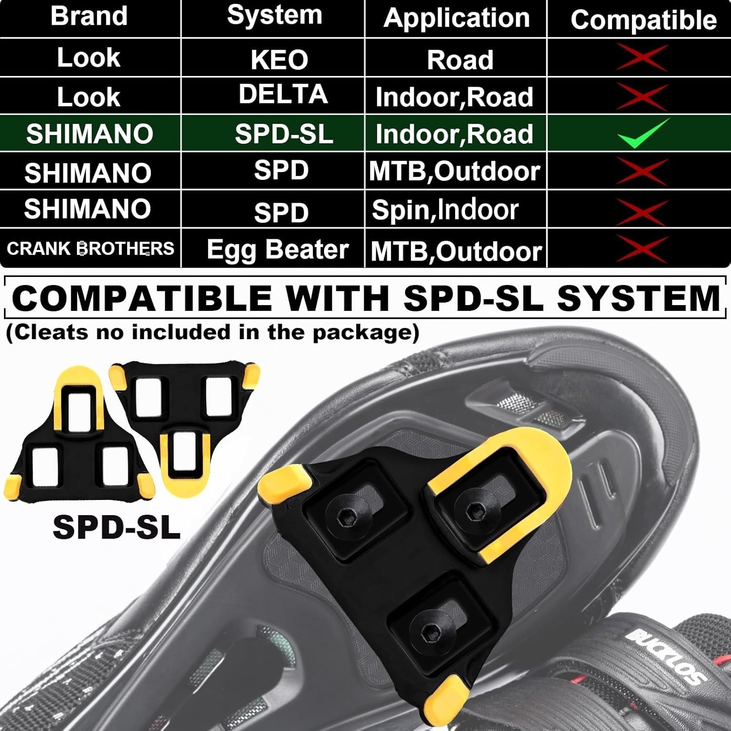 SPD-SL Pedals PD-R8000 Road Bike For Shimano SPD-SL Cleats For Cycling 9/16″
