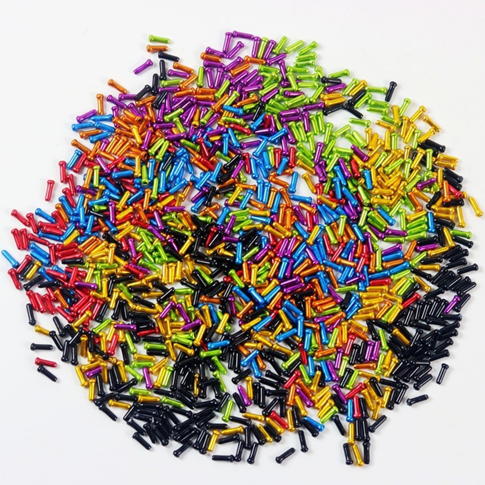 50x Brake Shifter Bike Bicycle Inner Cable Tips Wire End Crimps Wire Tail Cap-US