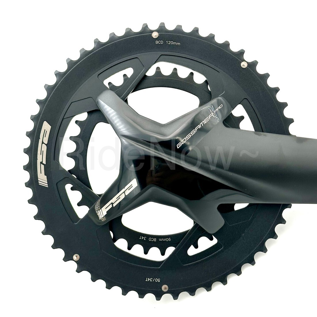 FSA GOSSAMER PRO BB386EVO Bike Crankset 2*10/11S 50/34T, 170mm fit Shimano/Sram