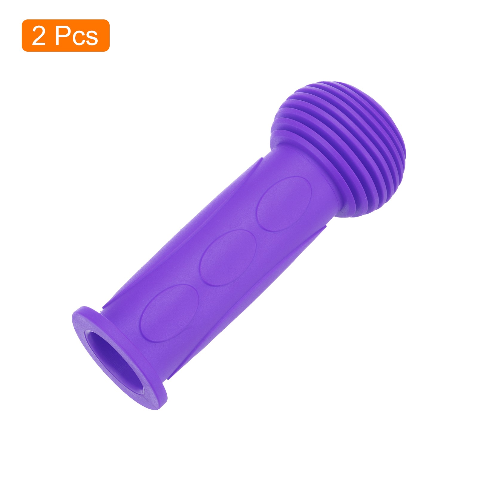 2pcs Bike Handlebar Grips 4.33″ Non-Slip Rubber Mushroom Grips Fit 7/8″,Purple