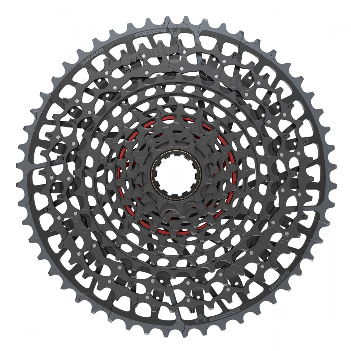 SRAM X0 Eagle T-Type XG-1295 Cassette – 12-Speed, 10-52t, For XD Driver, Black