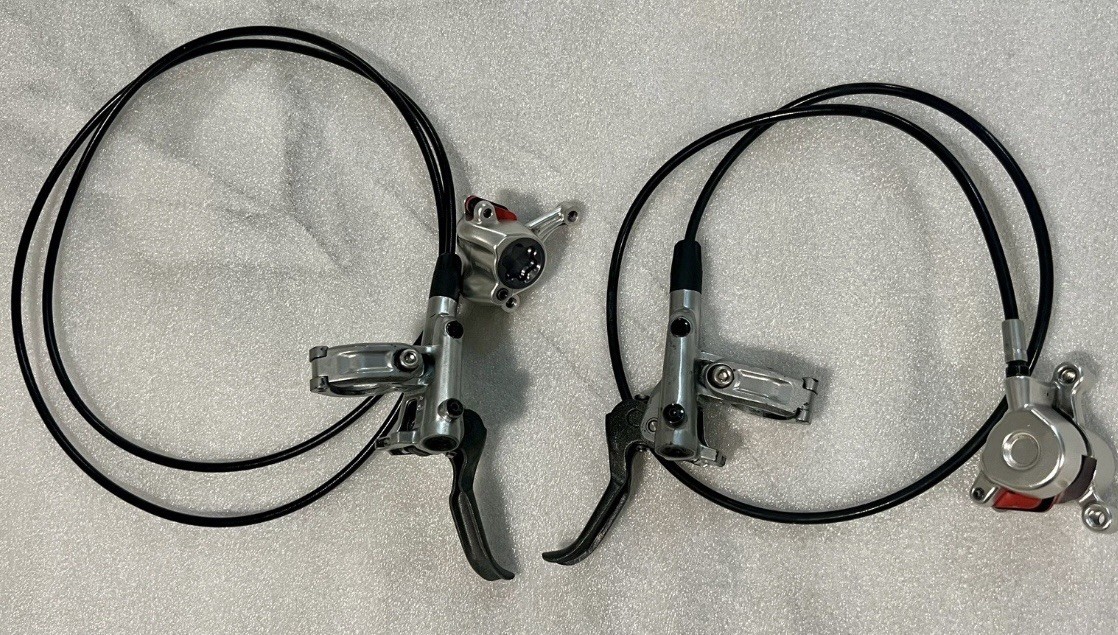 Custom SHIGURA Shimano Deore 6100 Levers Magura Marta SL Calipers Brakeset F & R