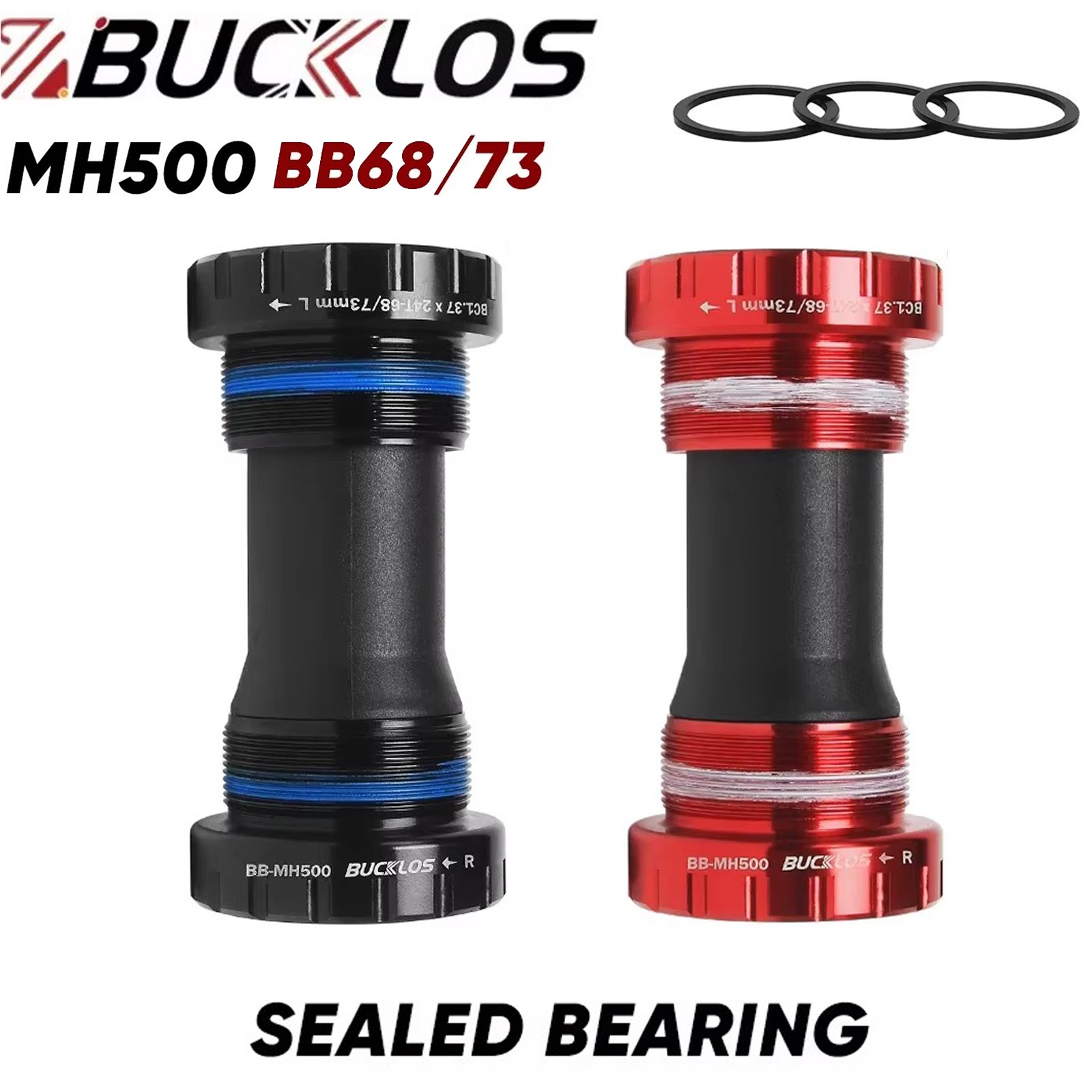 Mountain Road Bike BB 68/73mm Threaded Fit Shimano Hollowtech II Bottom Bracket