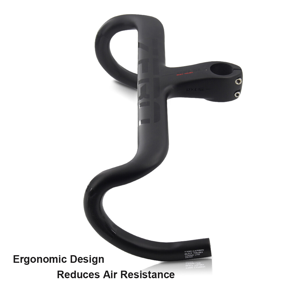 integrated handlebar road bike integrated drop handlebar 28.6/31.8mm 400-100mm