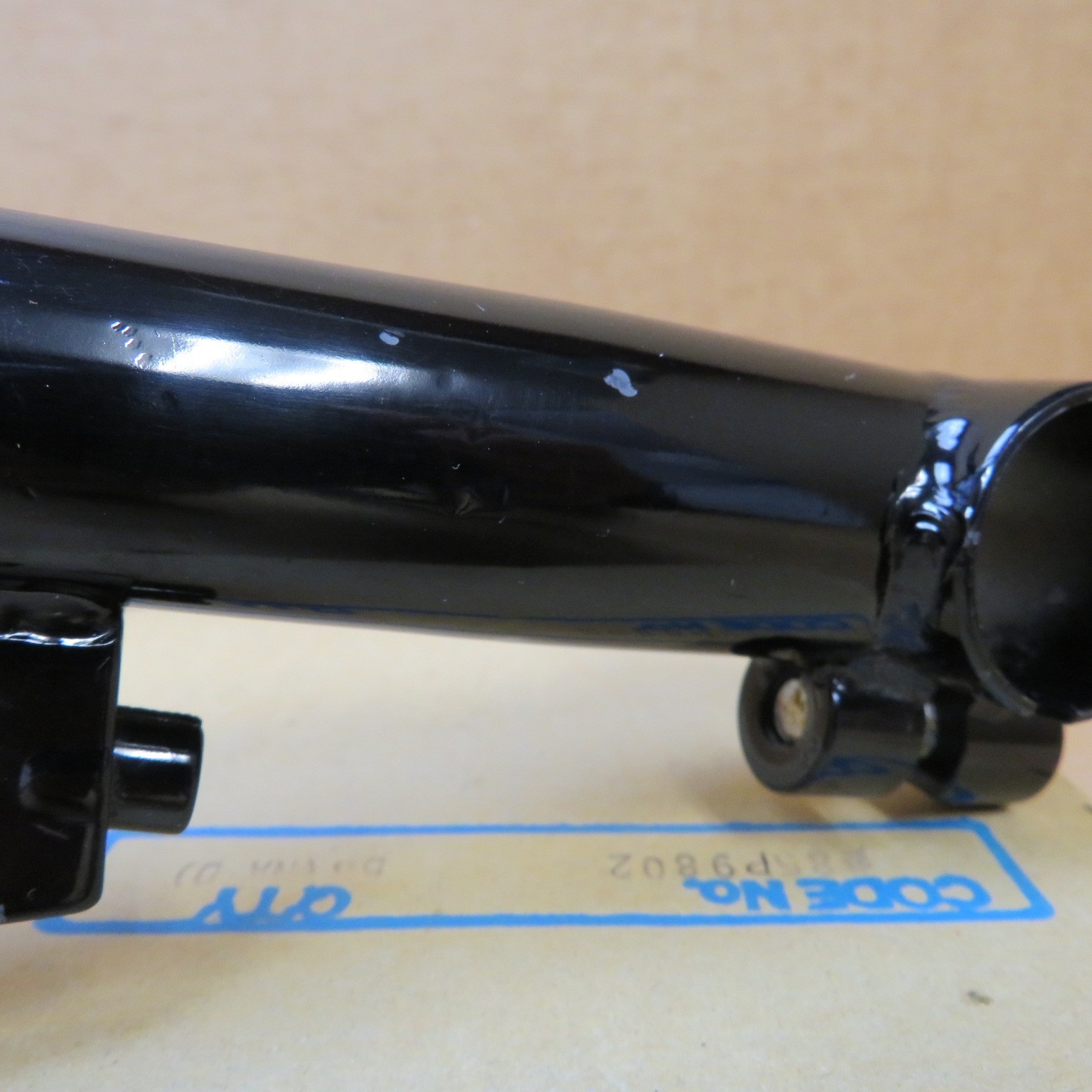New-Old-Stock 3T Roller Guide Stem…Chromoly Steel Tubing w/Black Enamel Finish