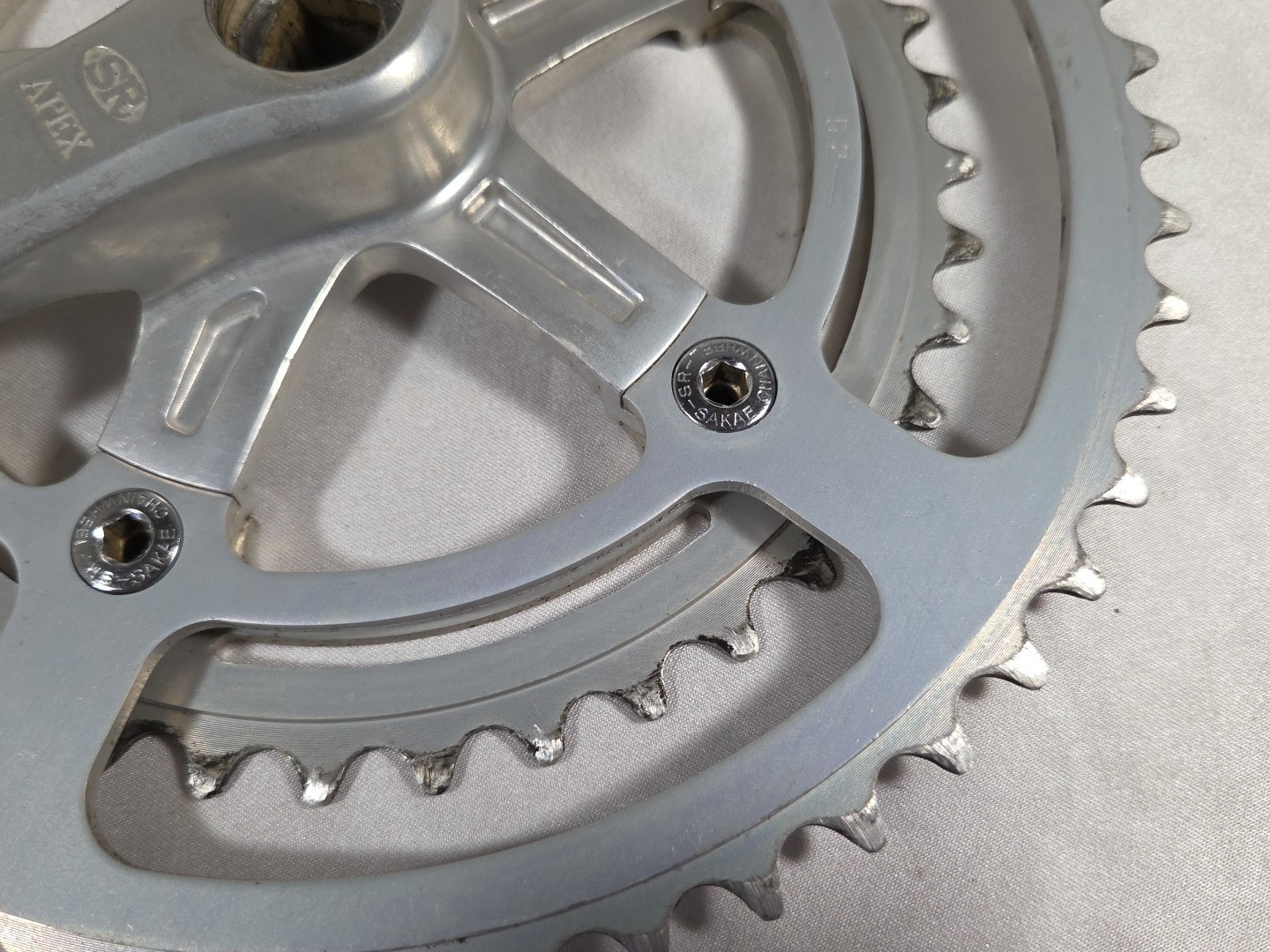Vtg. Sakae SR Royal APEX 52/40 / 170 Crank arm length / 118 BCD Crankset / #169