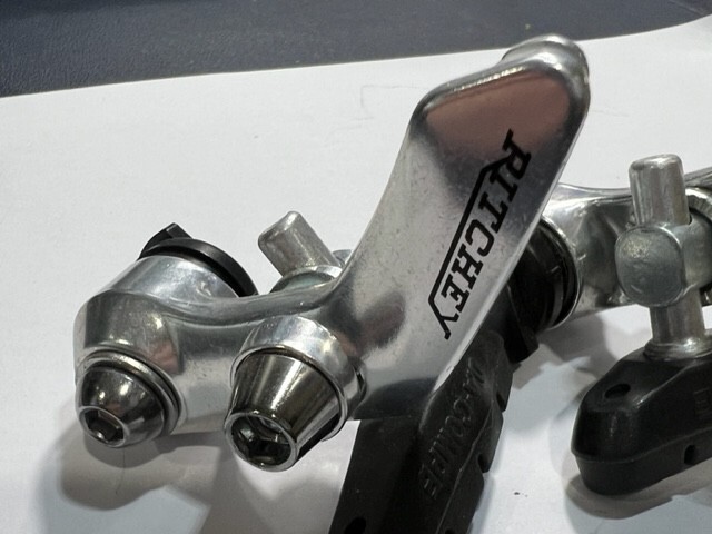 ! RITCHEY LOGIC Canti brake one pair with brake pads cantilever chrome VINTAGE