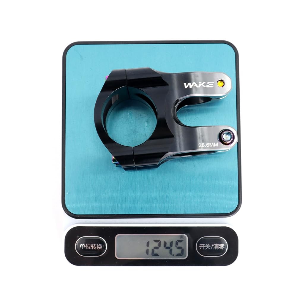 Stem 0 Degree MTB Short Handlebar Riser Stem Bicycle Part Black Titanium