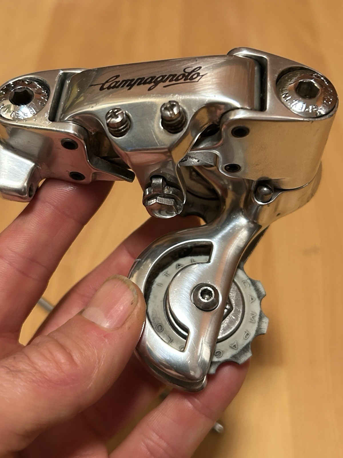 Vintage Campagnolo Record A010 C-Record 2nd Gen Rear Derailleur Syncro 8 Spd