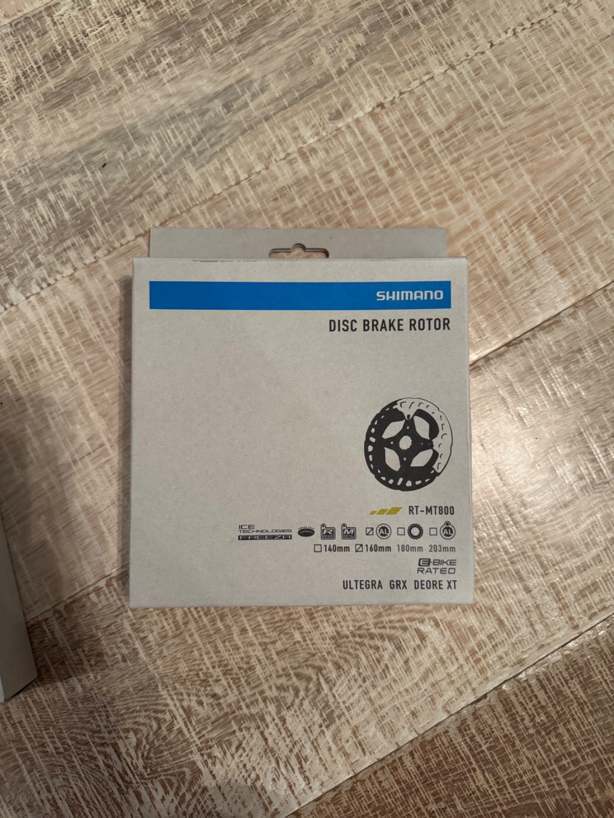 Shimano XT Brake Rotor RT-MT800 160mm Center Lock, ICE Tech Freeza IRTMT800SI