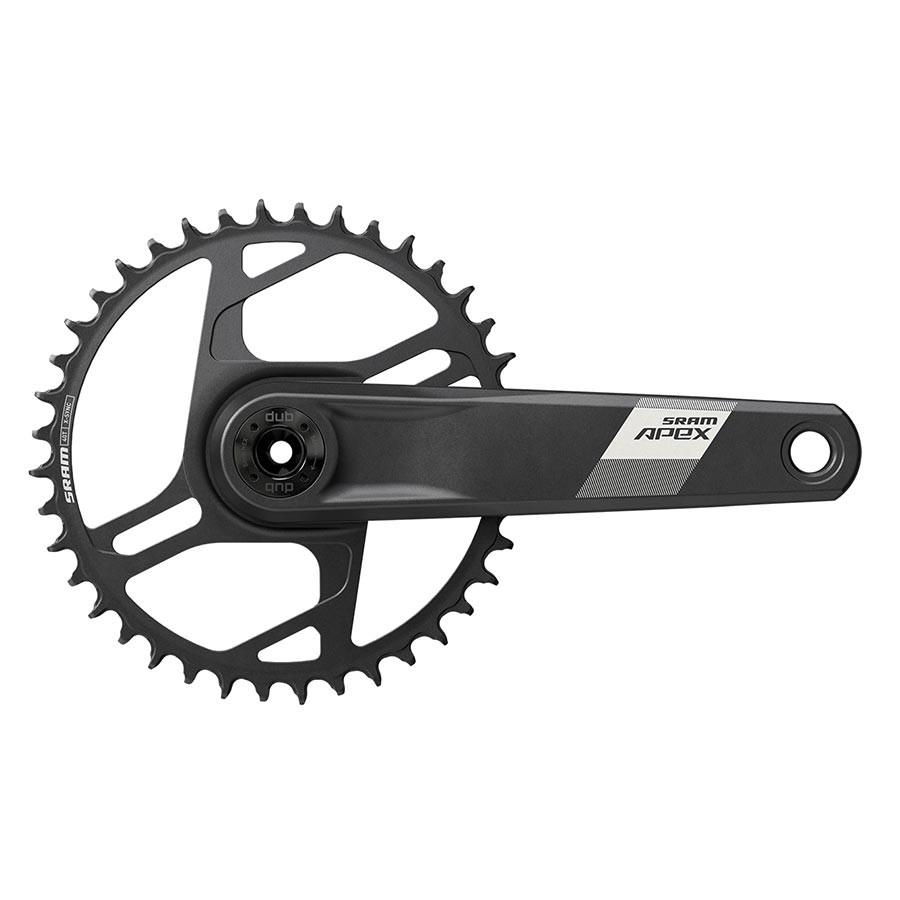 SRAM Apex D1 Crankset Speed: 12 Spindle: 28.99mm BCD: Direct Mount 40 DUB 160mm