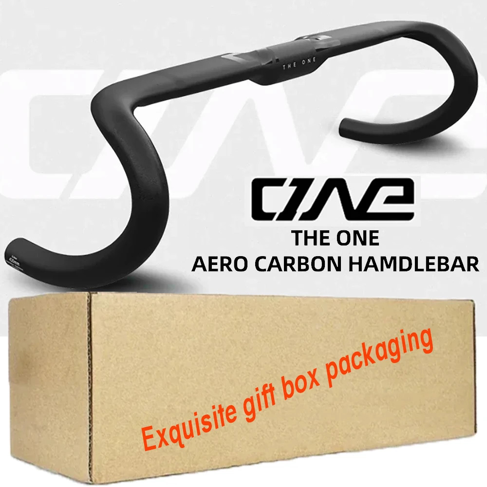 AERO Carbon Road Gravel Bicycle Handlebar 360mm 380mm 400mm 420mm Black Matt