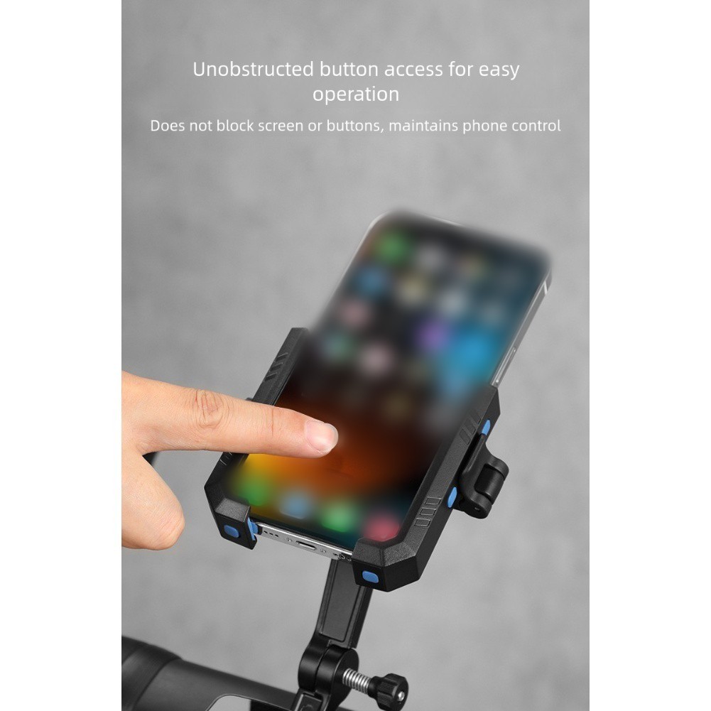 Motorcycle Mirror Mount Phone Holder Compatible with 47 to 72 Inch Devices