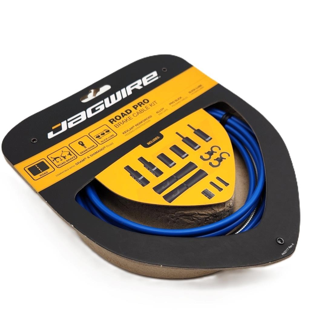 Jagwire Road Pro Brake Cable & Housing Kit SRAM Shimano for Bike SID Blue