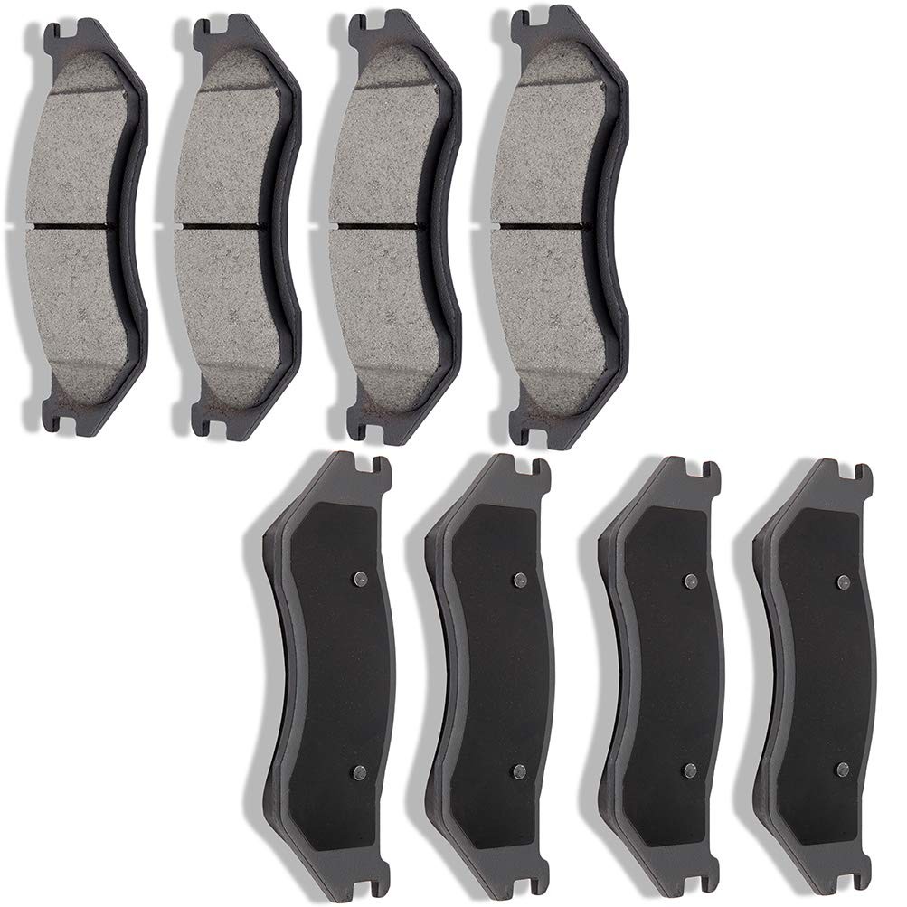 ROADFAR Front Rear Ceramic Brake Pads Kits fit for 2003-2006 As Shown
