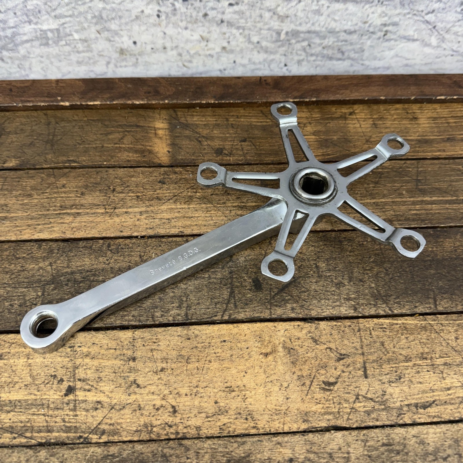 Vintage Nervar-Sport Crank Arm RIGHT Steel 170mm 130 BCD Square Taper France