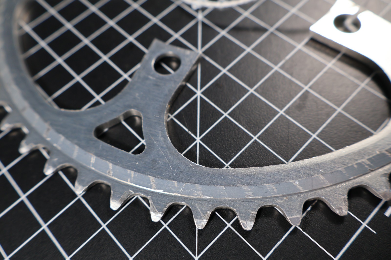 Retro Vintage Sugino 52 Tooth Silver Chainring 110 BCD JAPAN Alloy 5 Arm