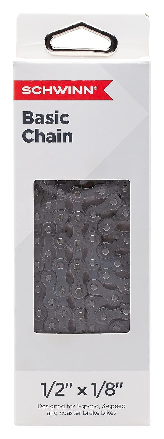 Schwinn Bike Chain 1/2″ X 1/8″ Basic Chain 112 Total Links for Non-Derailleur