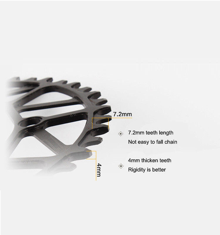 Litepro Folding Bike Chain Wheel 130BCD 52/54/58T Single Chainring ​​Narrow Wide