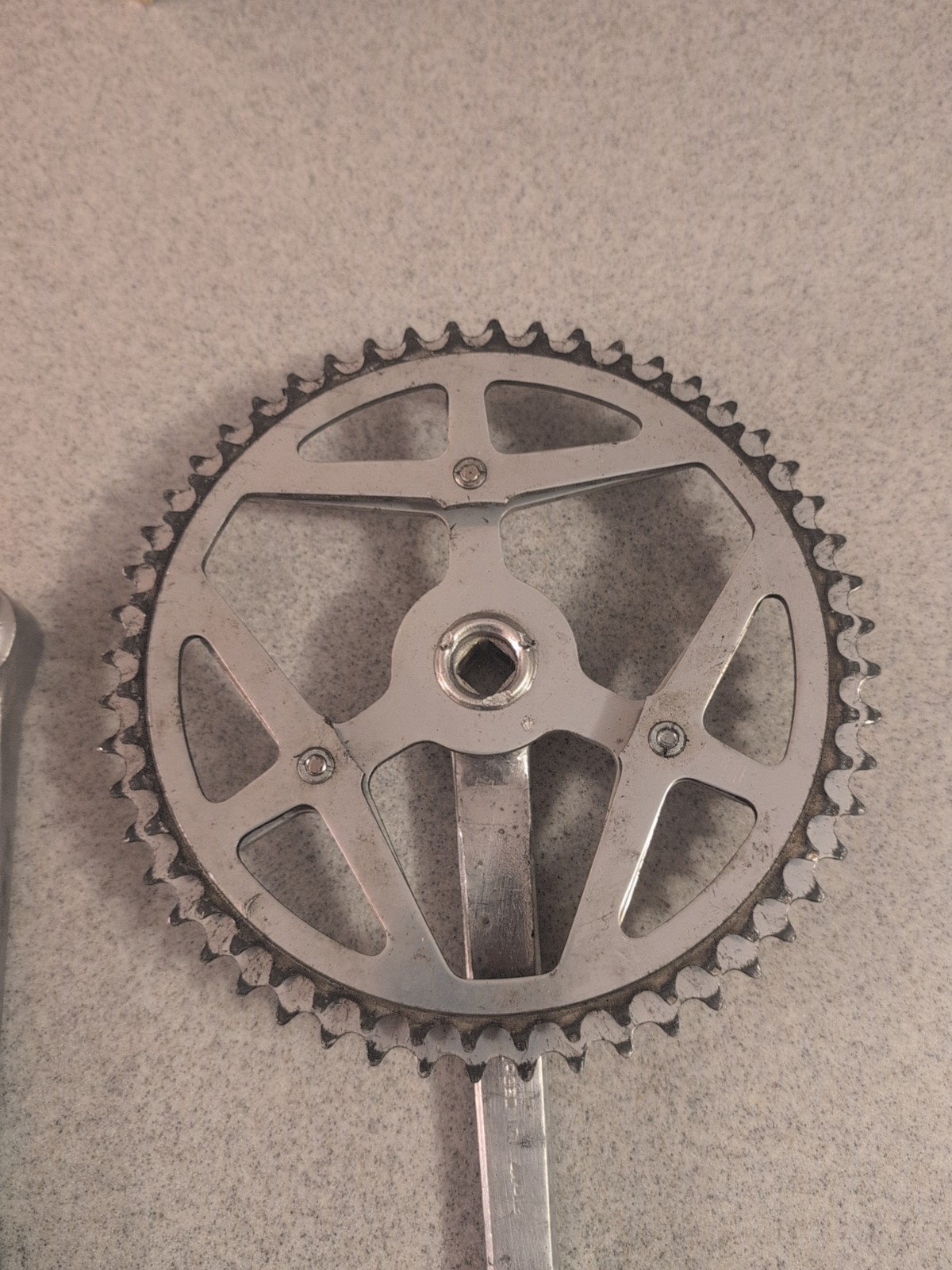 Vintage Sugino Maxy Crank 171 mm Forged 52T 48T Double Road Race 3 bolt set