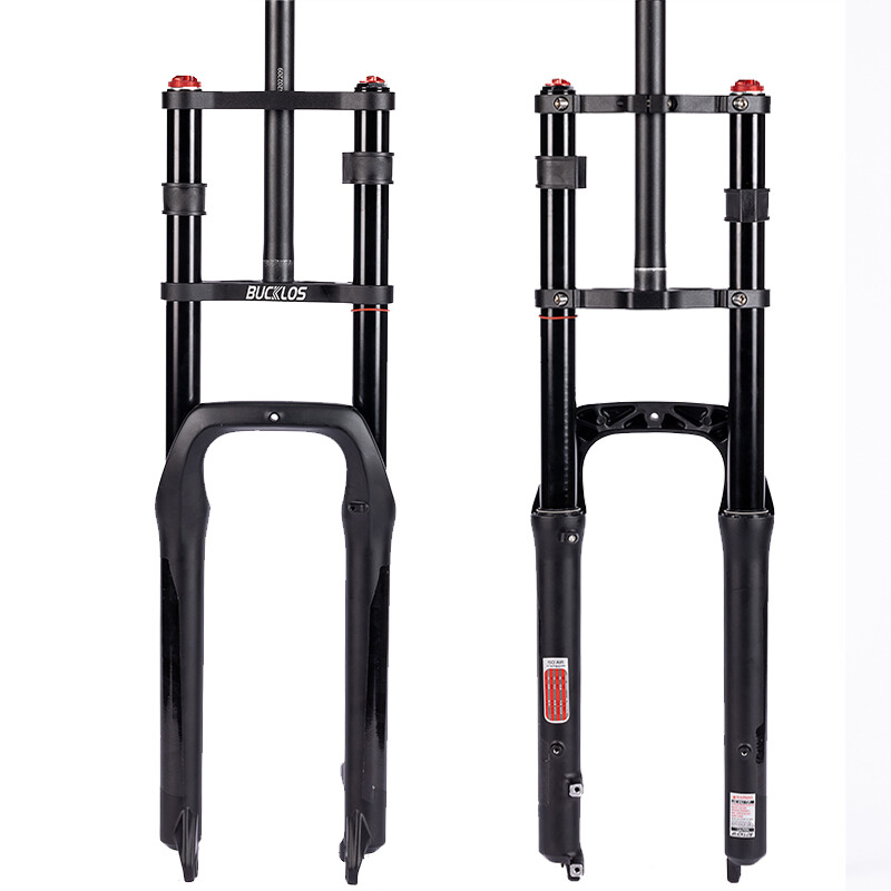 MTB Beach E-Bike Air Suspension Fork 26 inch QR 4.0″ Fat Tire Fork 180mm Travel