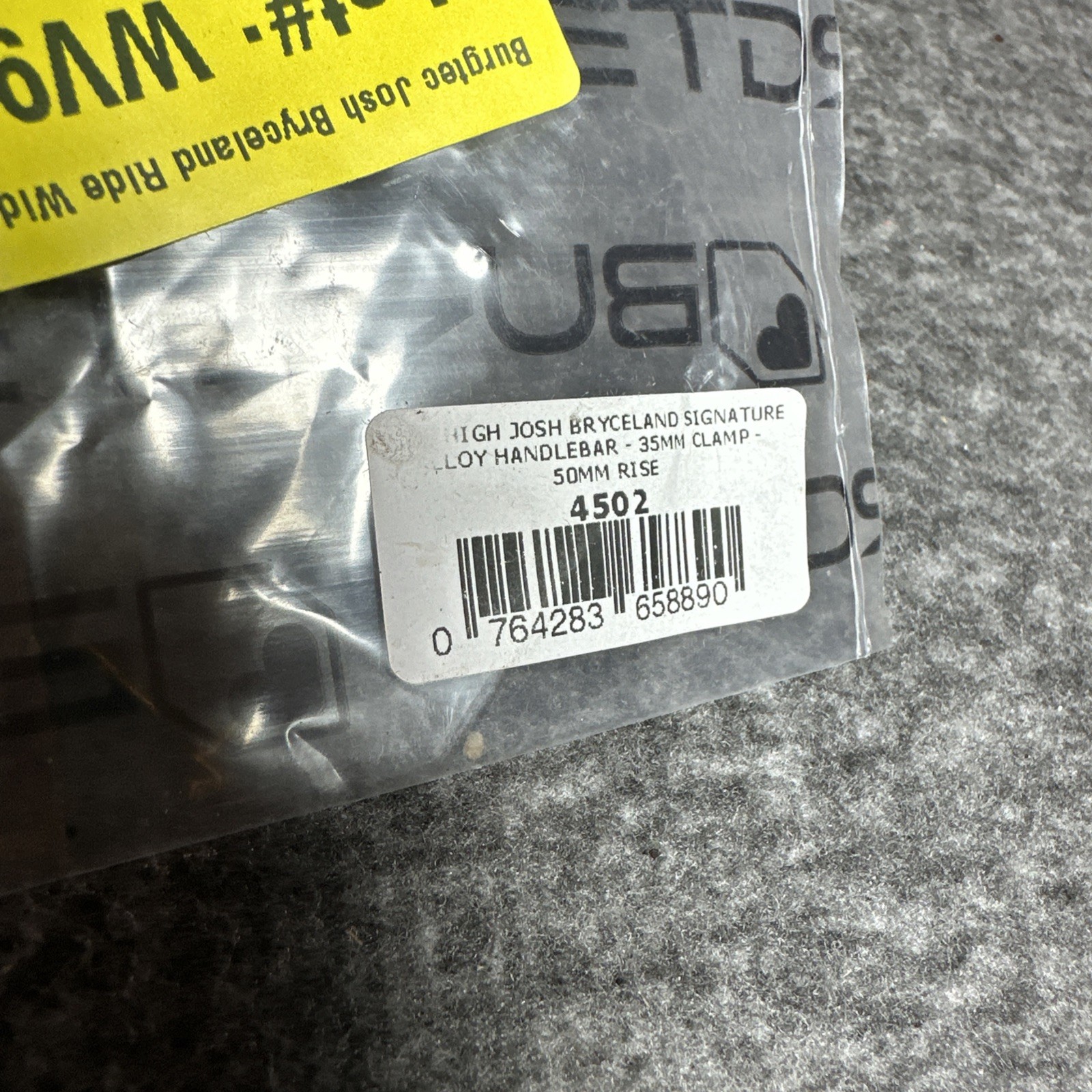 Burgtec Josh Bryceland RideWider Rise Bar (35) 50/800mm BLACK 4502 NEW