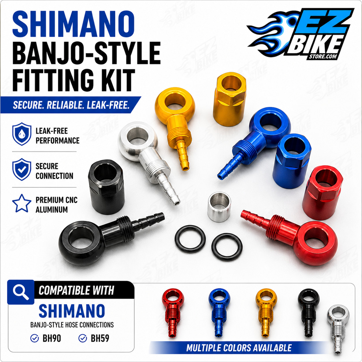 Shimano Saint Zee Banjo Fitting Kit BR-M820 M810 M640 Brake Hose Connector