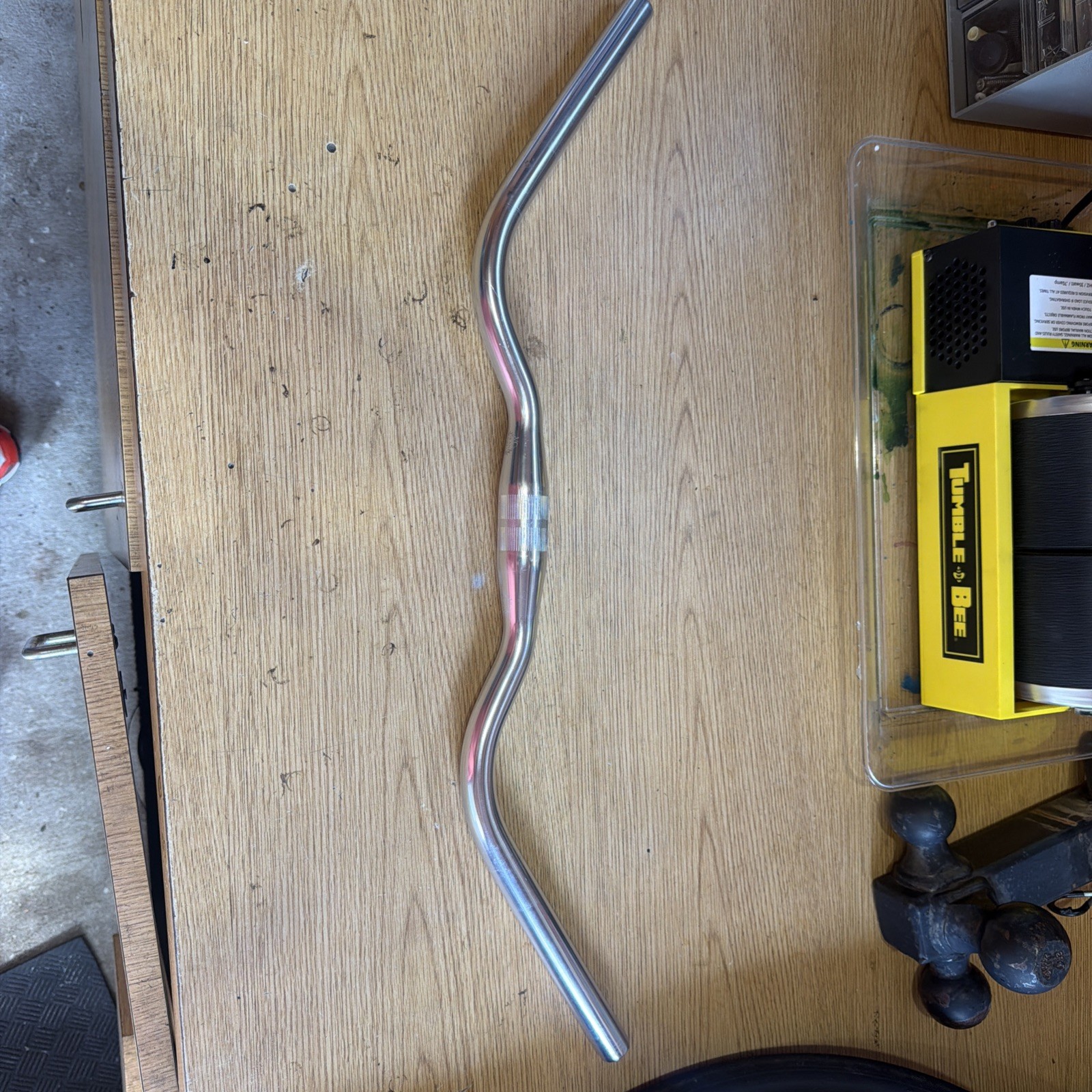 Velo Orange Curvy Alloy Bar, (31.8mm) 650mm, Silver