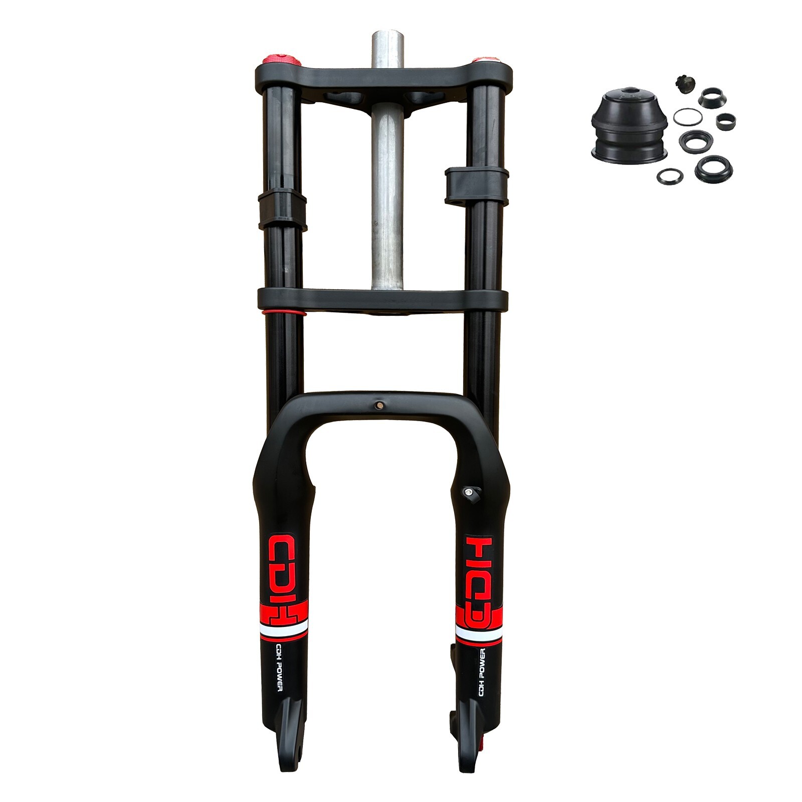 20″ Air Suspension Bicycle Fork 4.0″ Fat Tire Bike w/Headset, Double Shoulder