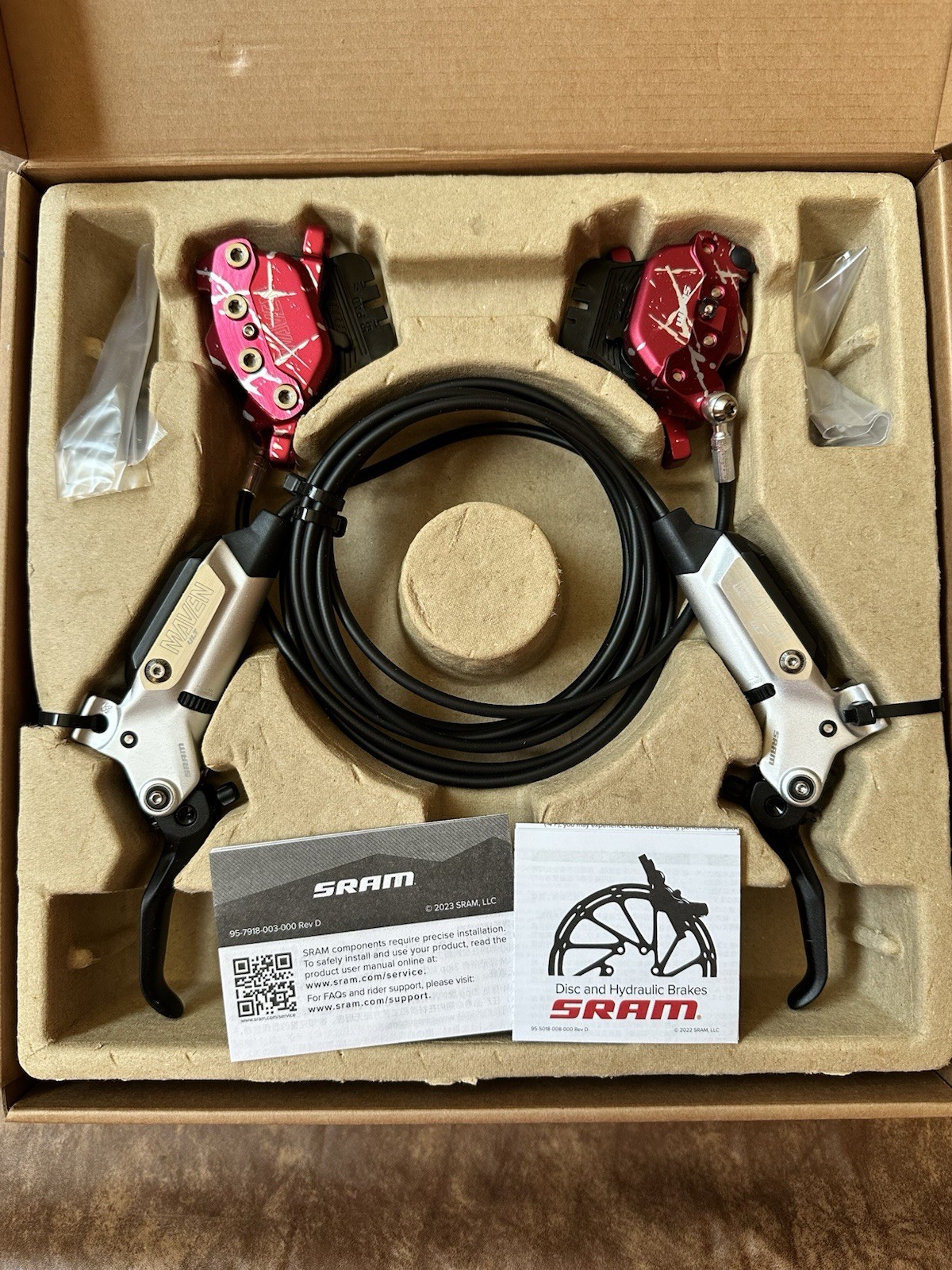 SRAM Maven Ultimate Expert Limited Edition hydraulic disc brake kit.