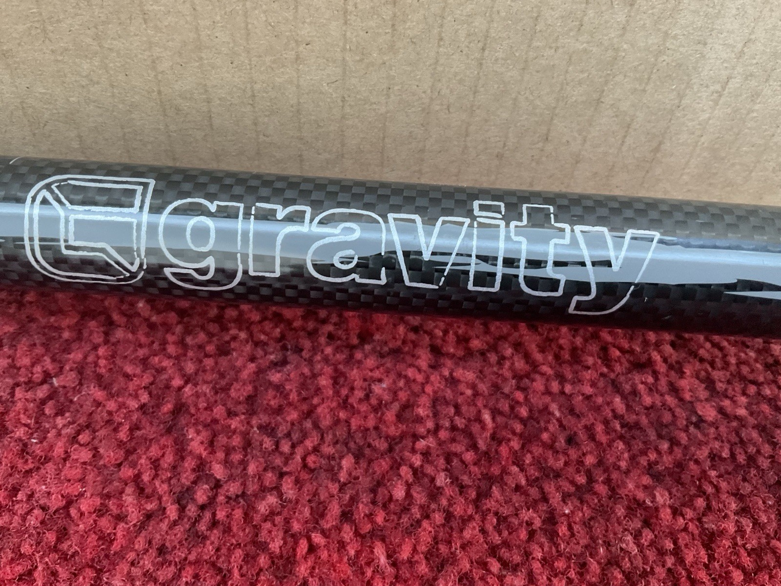 gravity carbon bicycle bar 31.8mm / 40mm / 710mm In Nice Condition
