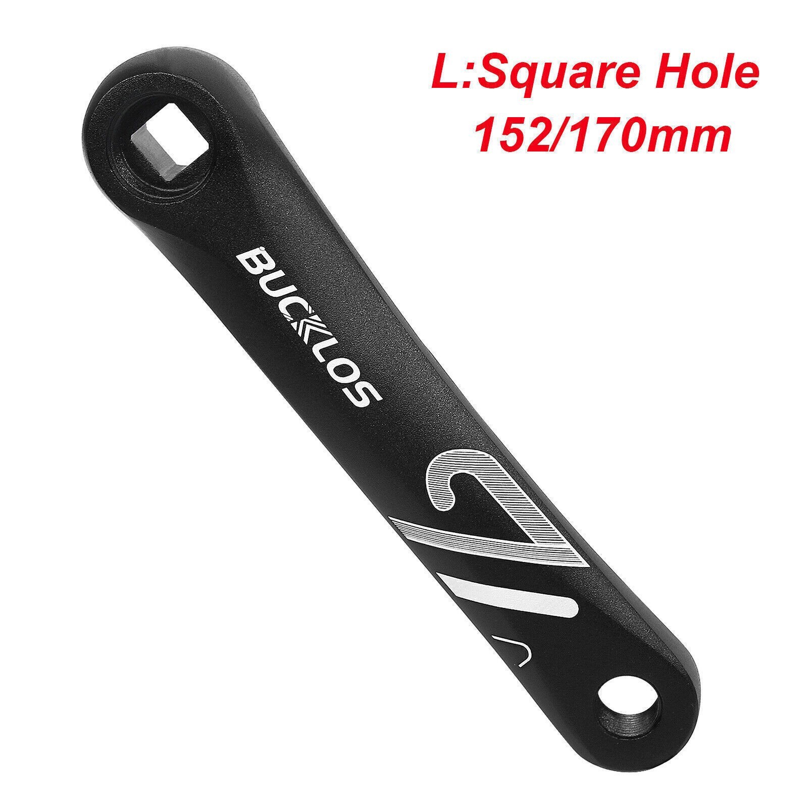 BUCKLOS Hollow crank Arm 152/170/175mm Square/Diamond/Spline Left Hand Indoor US