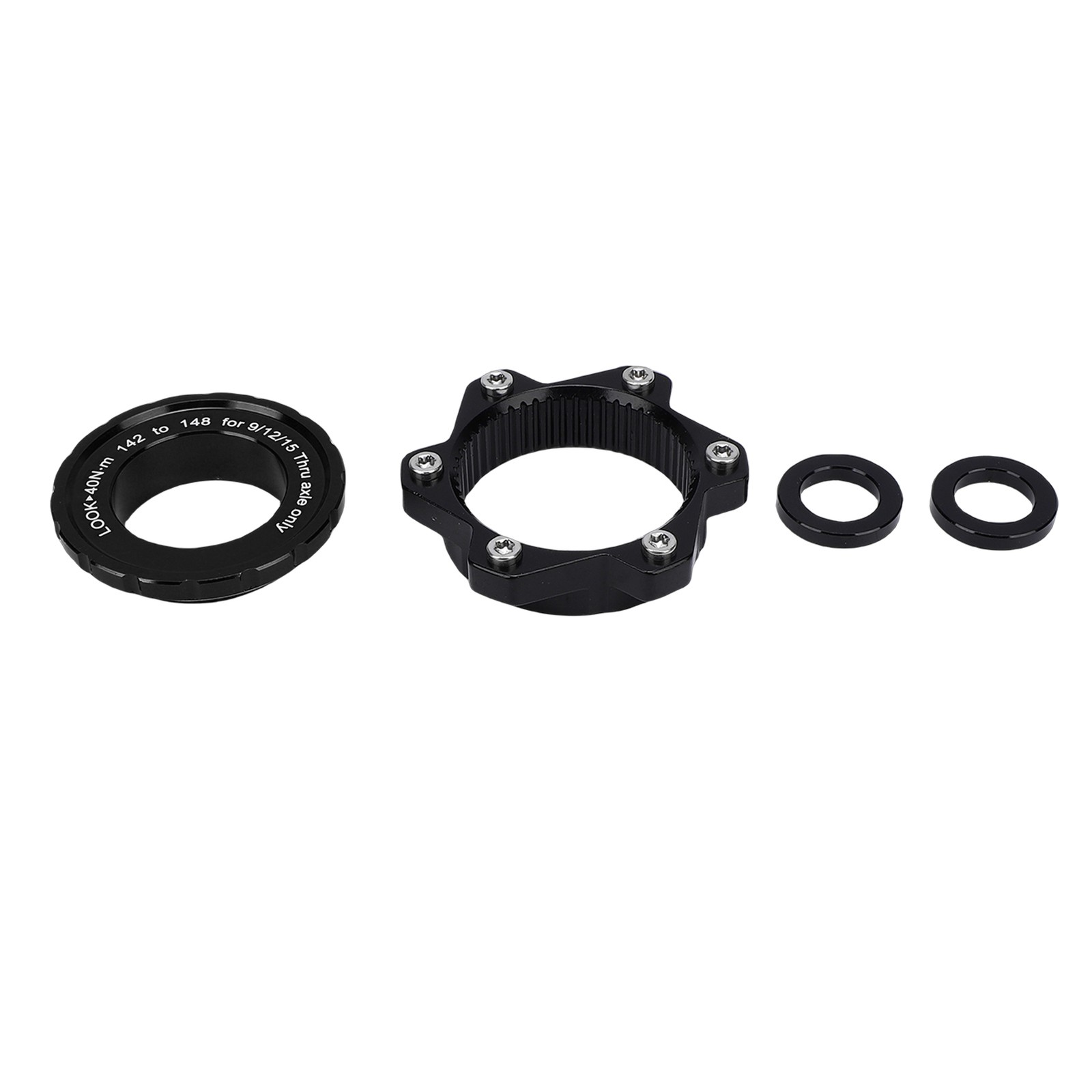 Bike Center Lock Adapter 142mm To 148x12mm Center Lock To 6 Bolt Adapter Fo HQAY