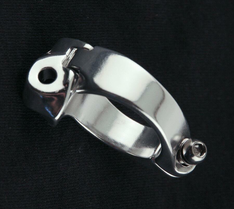 34.9MM Braze On Front Derailleur Clamp Adapter Aluminum Alloy 32g Road Bike New