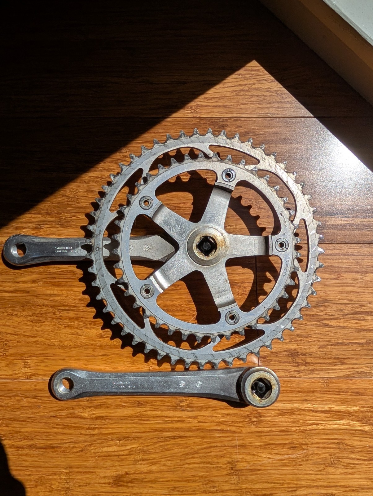 Shimano 600 Arabesque Crankset 50T/42T Double 170mm Crank Arm
