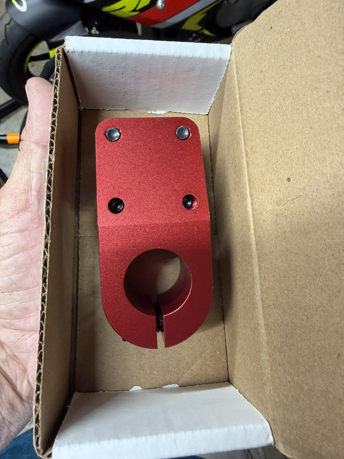 Tuf-Neck Drunken Tiger BMX Stem 1-1/8 Threadless Top Load 50mm Red