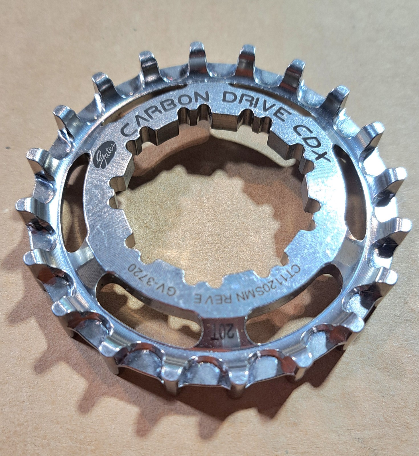 Gates Carbon Drive CDX CenterTrack 20t Shimano Freehub HG Rear Sprocket