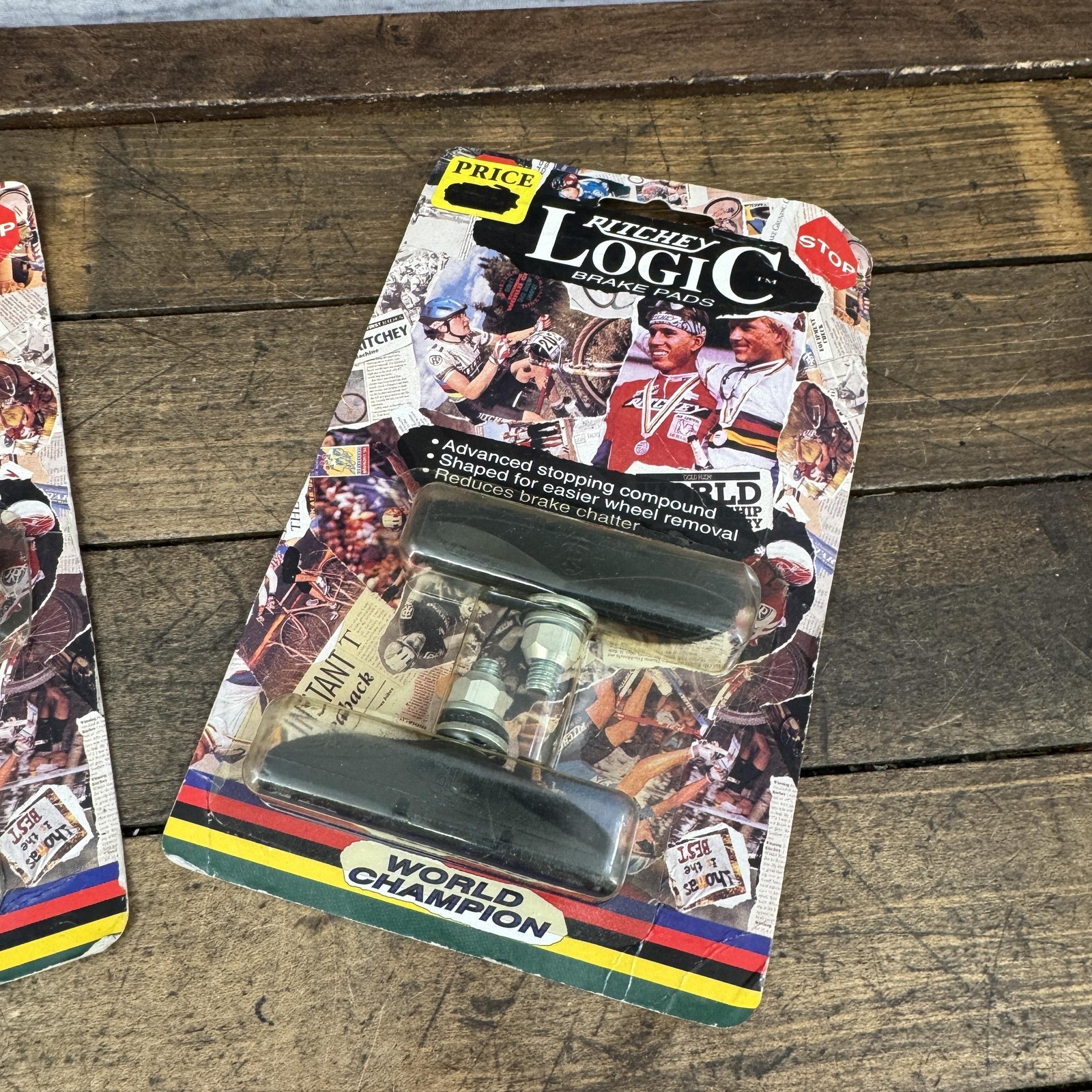 Vintage Ritchey Logic Brake Pads Shoes Black USA Threaded Post World Champion