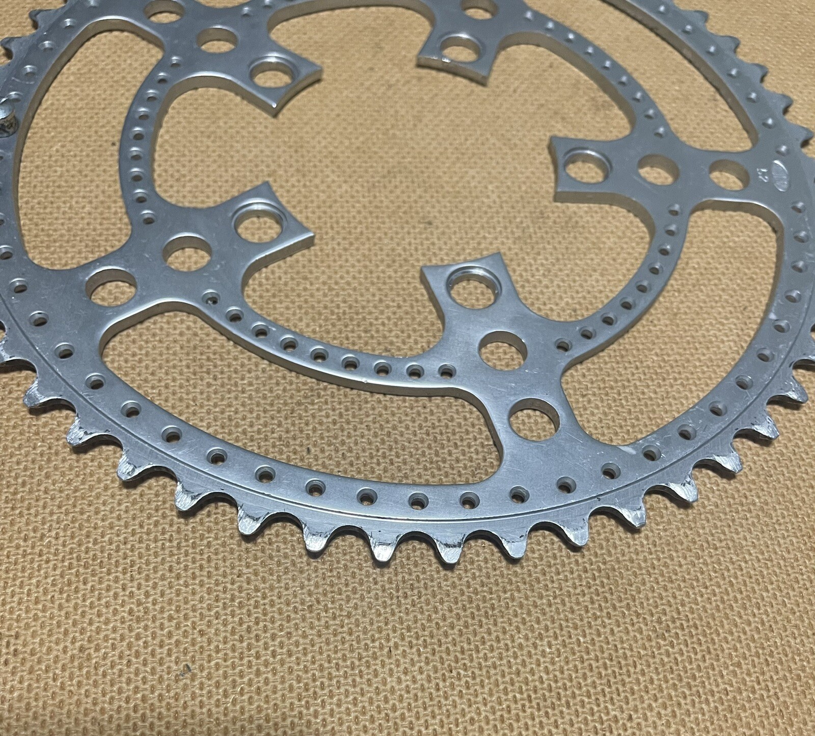 Vintage Stronglight Chainring 52T Drillium 86 BCD