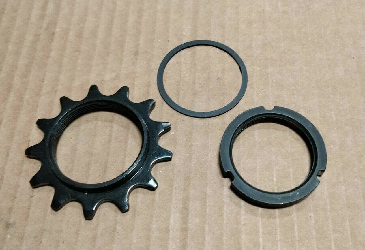 NEW! Bike Bicycle 13T Teeth Track Fix Cog 1/8 Black Fixie Bicycle Part Cruiser