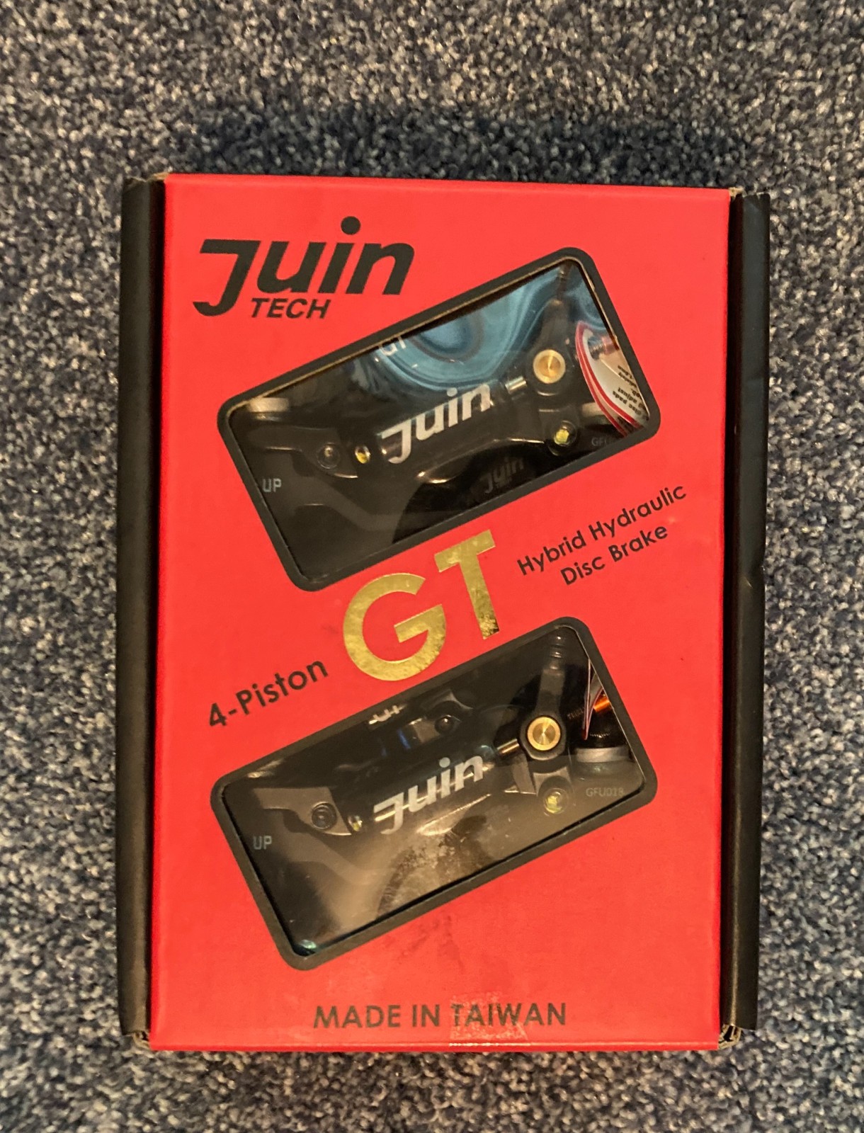 NEW Juin Tech GT-P 4-Piston Post Mount Road Hydraulic Disc Brake Calipers F+R