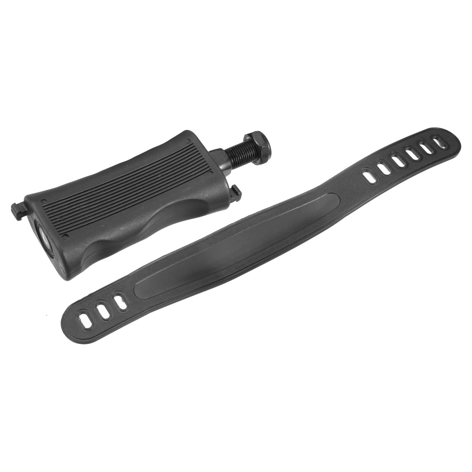 X AUTOHAUX 1 Pair Exercise Bike Pedals with Straps 1/2 Inch Spindle Cycling Part
