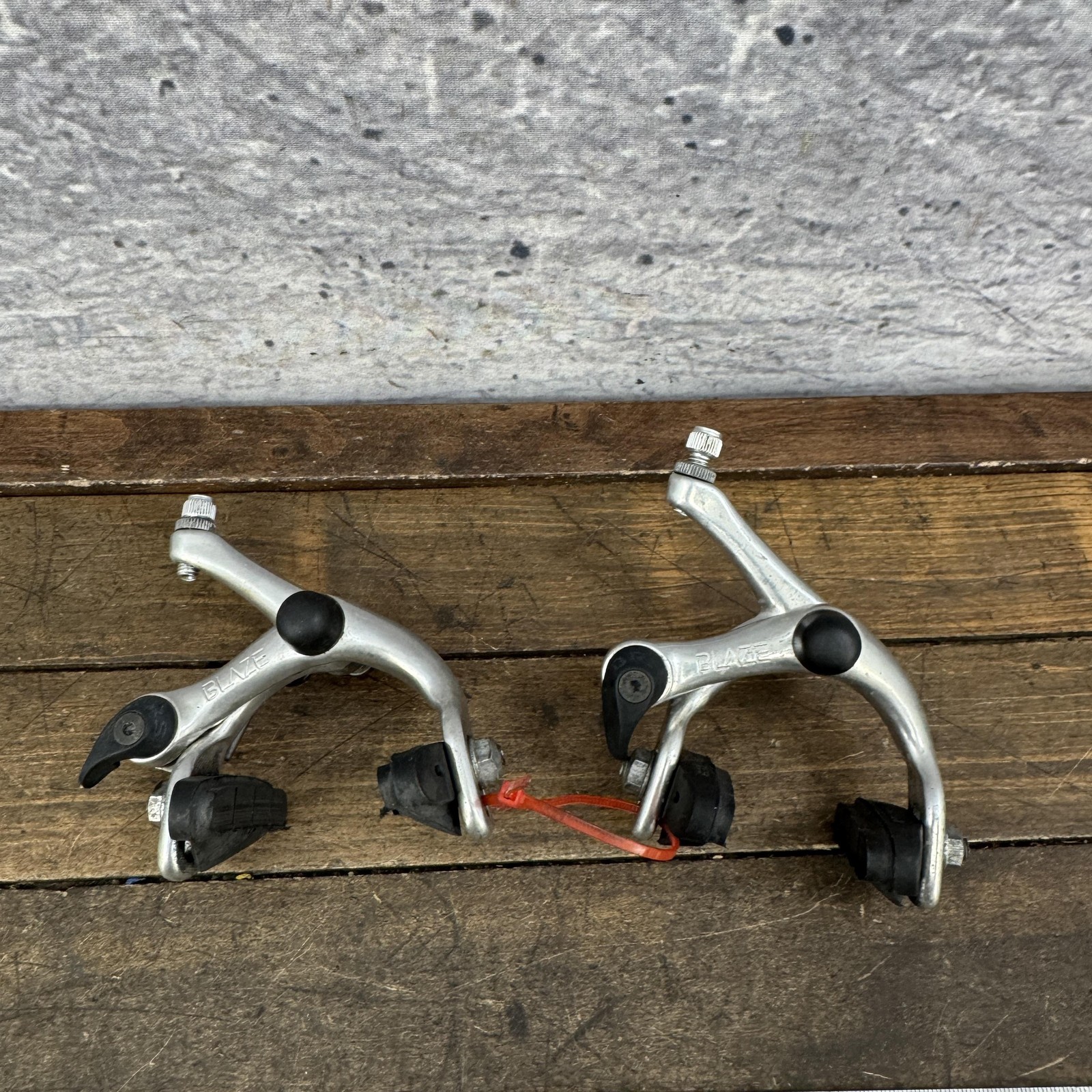 Dia-Compe Blaze Caliper Brakes Set Silver F/R Road Bike Side Pull 52mm Japan