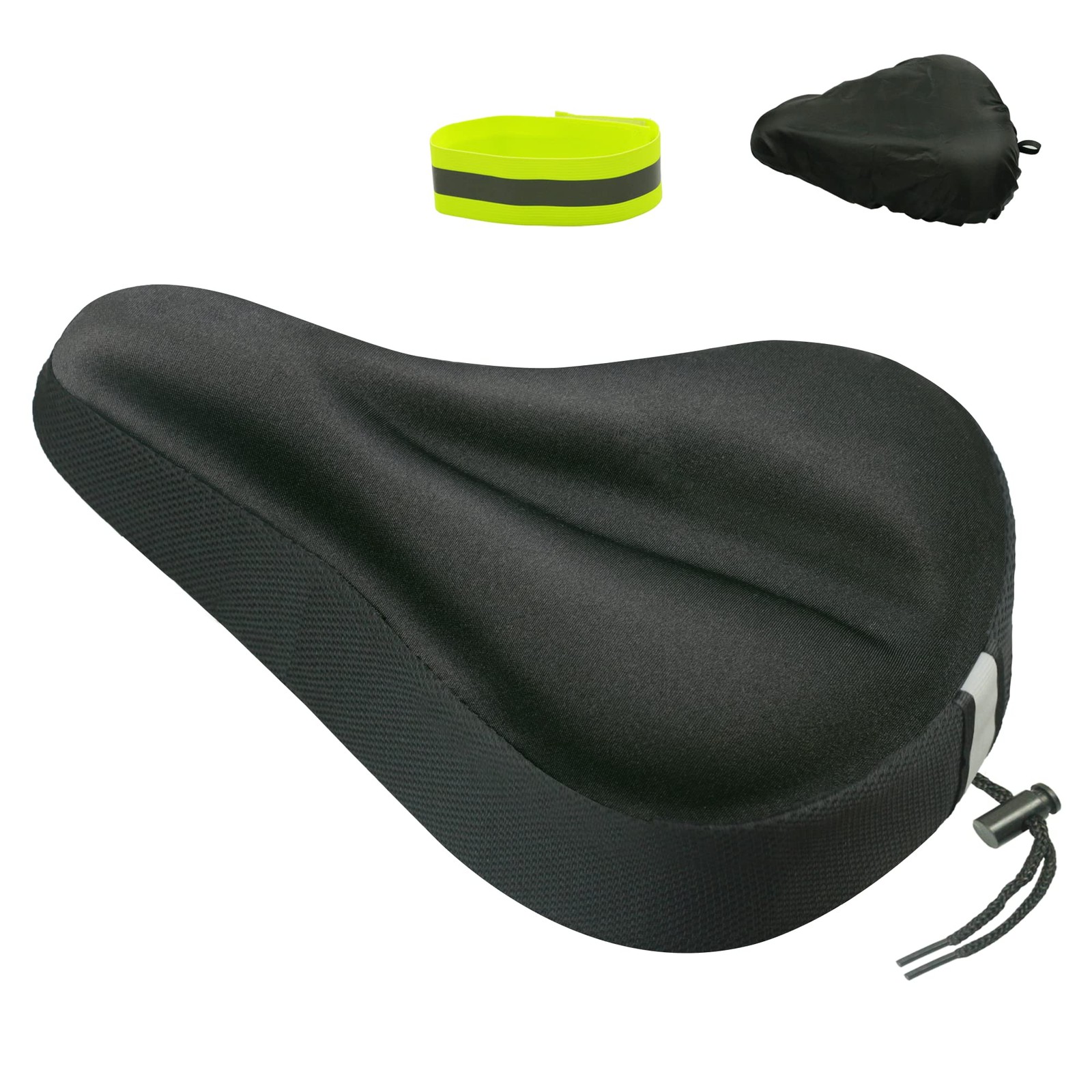 Gel Bike Seat Cover Padded for Bicycle Saddle for Women & Men, Most Comfortab…